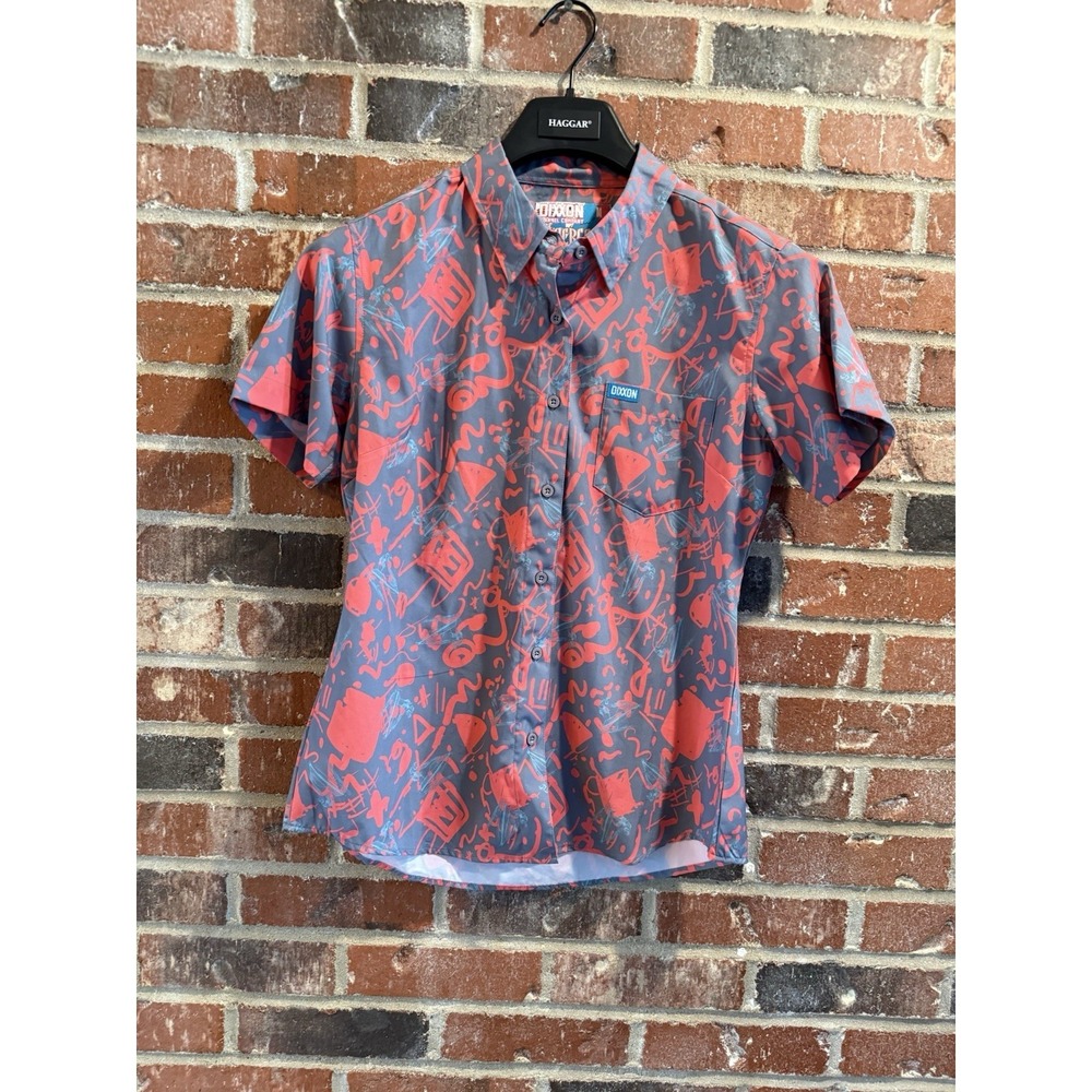 Dixxon Flannel Co The Screech Mens M Party Wear Blend Abstract Stretch